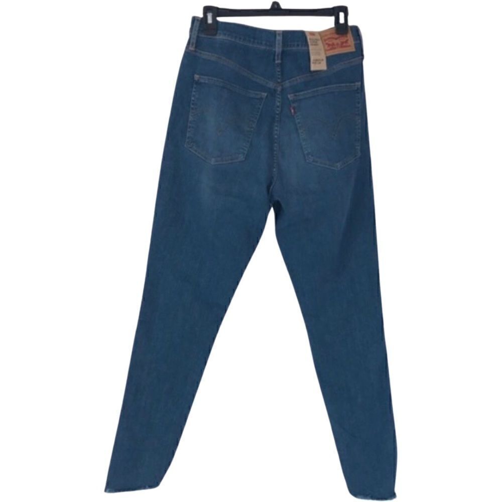 New! Levi’s Mile High Rise Ripped Distressed Raw Hem Frayed Skinny Jeans - Picture 3 of 11